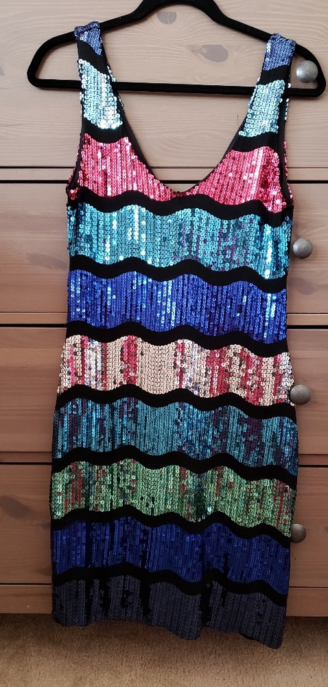Multi color fitted dress